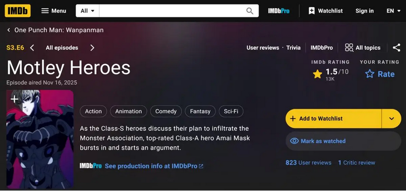 One Punch Man Season 3: Ketika Ekspektasi Tinggi Bertemu Animasi yang “Kureng” 2 - Ryan Pratama One Punch Man Season 3: Ketika Ekspektasi Tinggi Bertemu Animasi yang “Kureng” - Ryan Pratama