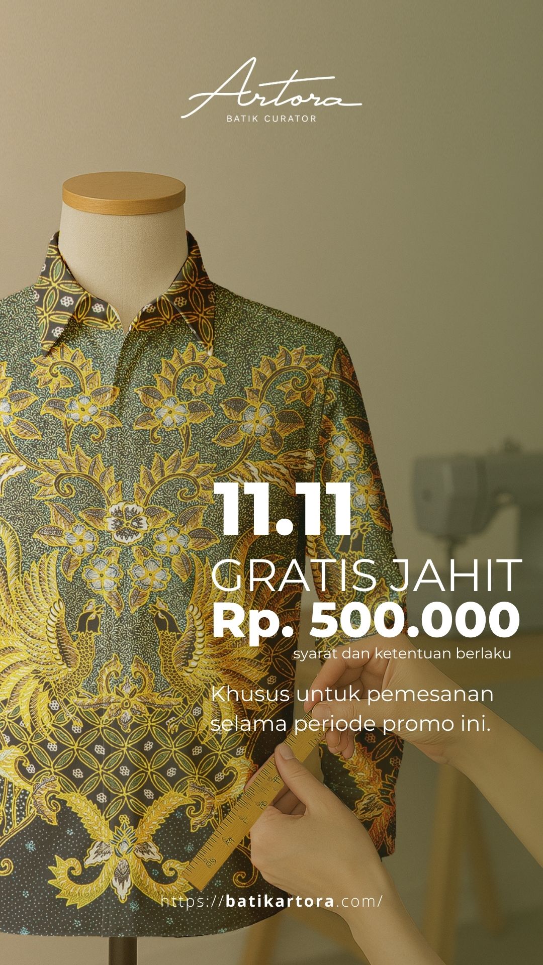 Desain Promo 11.11 Artora Batik - Ryan Pratama
